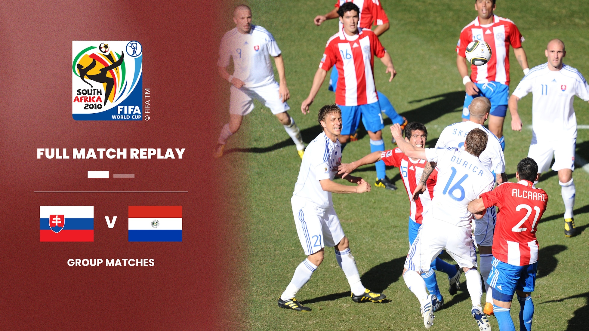 Eslováquia x Paraguai | Grupo F | Copa do Mundo da FIFA África do Sul 2010™ | Jogo completo