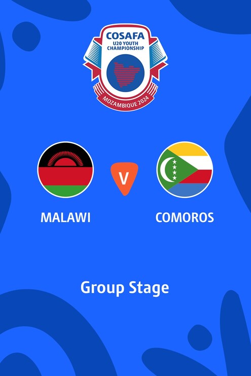 Malaui vs Comoras | Fase de grupos | CAF U-20 Africa Cup of Nations 2025 | Clasificatorio COSAFA | Partido completo