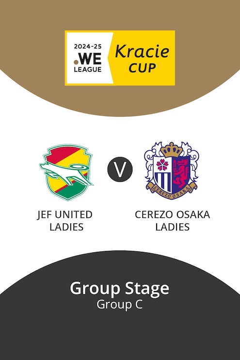 JEF United Ladies vs Cerezo Osaka Ladies | Grupo C | WE League Kracie Cup | Partido Completo