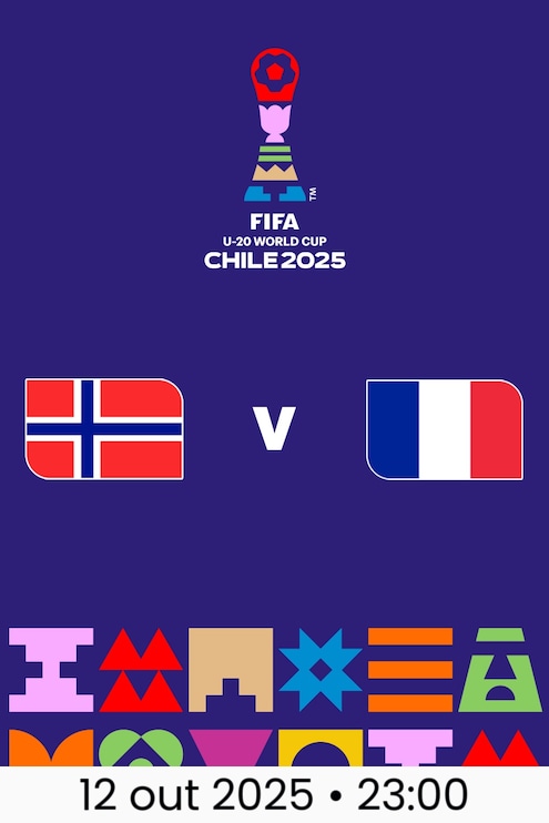 Noruega x França | Quartas de final | Copa do Mundo Sub-20 da FIFA Chile 2025™