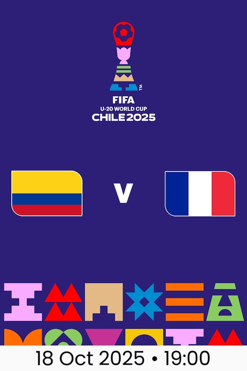 Colombia v France | Play-off for third place | FIFA U-20 World Cup Chile 2025™