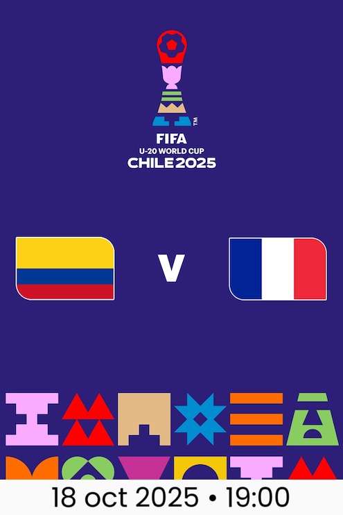 Colombia vs Francia | Partido por el tercer puesto | Copa Mundial Sub-20 de la FIFA Chile 2025™