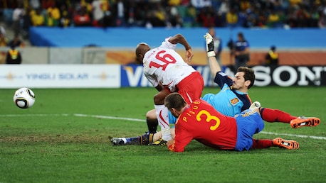 Gol de Gelson Fernandes 51' | España vs Suiza | Copa Mundial de la FIFA Sudáfrica 2010™
