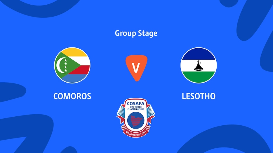 Comoras vs Lesoto | Fase de grupos | CAF U-20 Africa Cup of Nations 2025 | Clasificatorio COSAFA | Partido completo