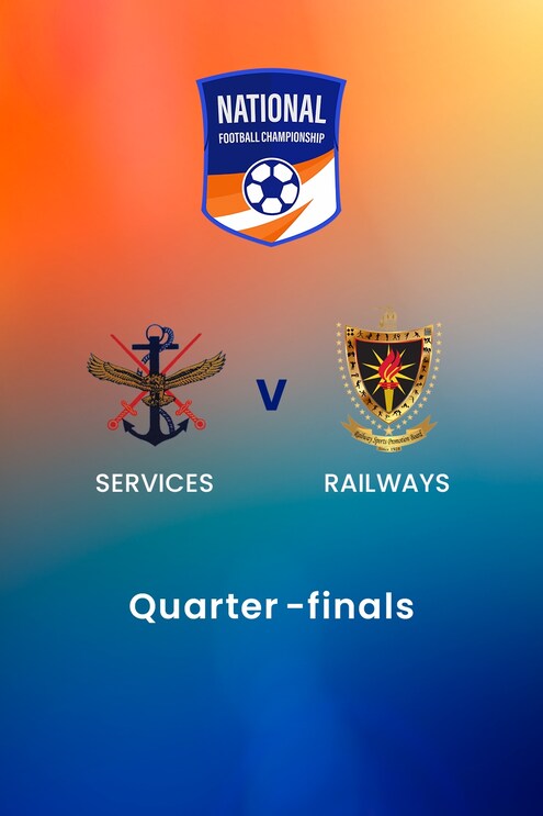 Services v Railway | Quarter-finals | Santosh Trophy | Partido Completo