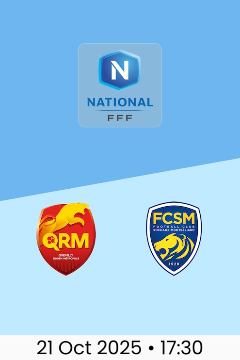 Quevilly-Rouen Métropole v Sochaux | Championnat National 2025/2026