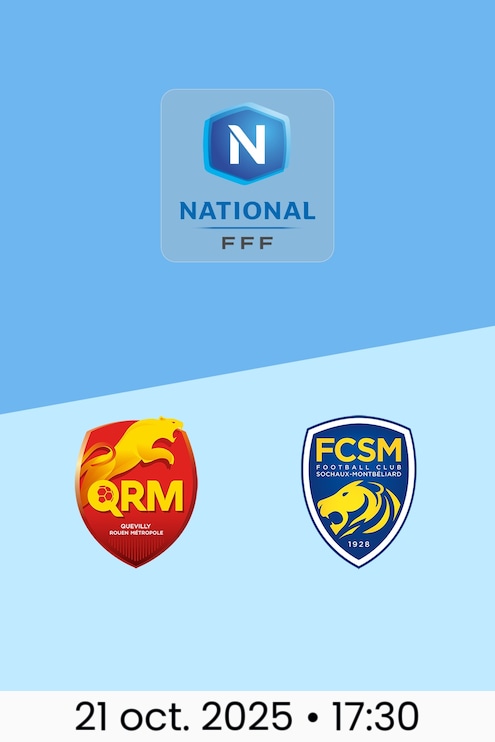 Quevilly-Rouen - Sochaux | Championnat National 2025/2026