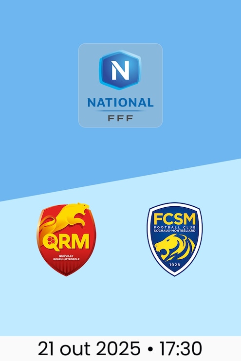 Quevilly x Sochaux | Campeonato Nacional 2025/2026