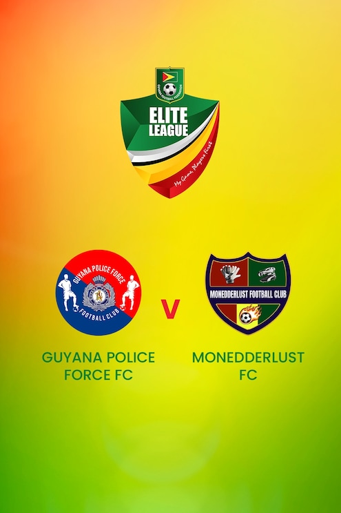 Guyana Police Force FC v Monedderlust FC | GFF Elite League | Guyana ...