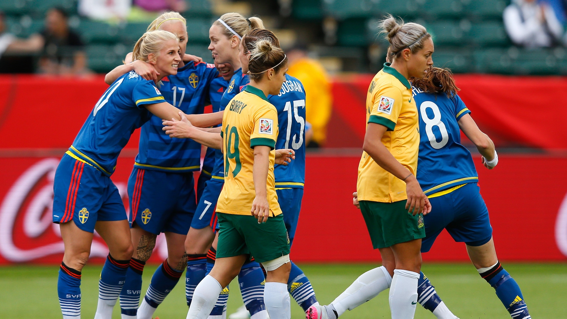 Sofia Jakobsson Goal 14' | Australia v Sweden | FIFA Women's World Cup Canada 2015™