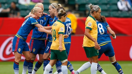 Sofia Jakobsson Goal 14' | Australia v Sweden | FIFA Women's World Cup Canada 2015™