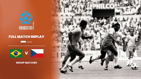 Brésil - Tchécoslovaquie | Groupe 3 | Coupe du Monde de la FIFA, Mexique 1970™ | Match complet