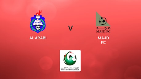 Al Arabi x Majd FC | First Division League | Jogo completo