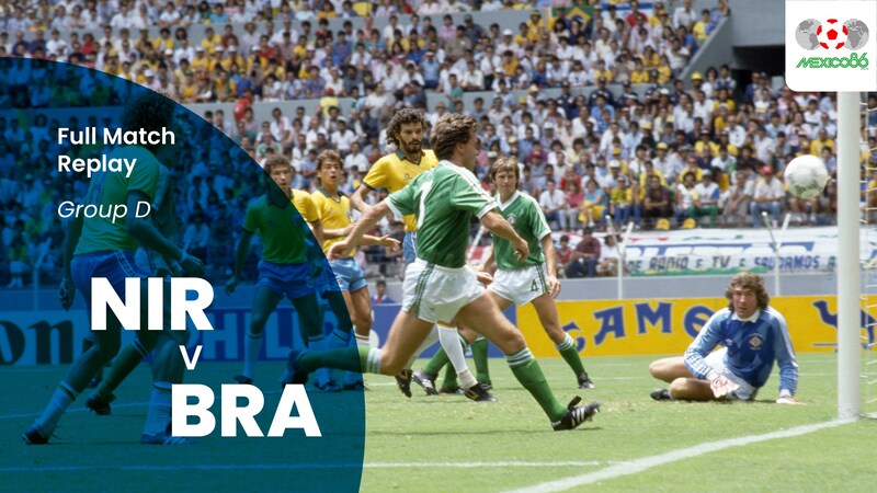 Northern Ireland v Brazil Group Matches 1986 FIFA World Cup Mexico