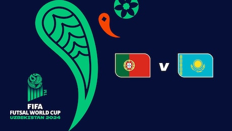 Portugal vs Kazajstán | Octavos de final | Copa Mundial de Futsal de la FIFA Uzbekistán 2024™ | Partido completo