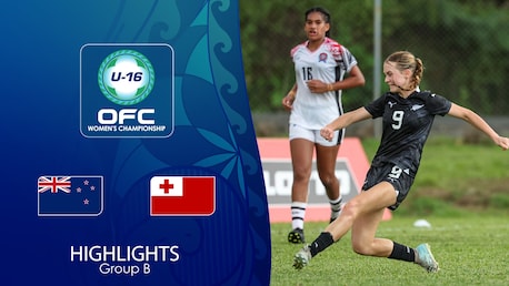 New Zealand vs Tonga | Fase de grupos | Campeonato Femenino Sub-16 de la OFC 2025 | Highlights