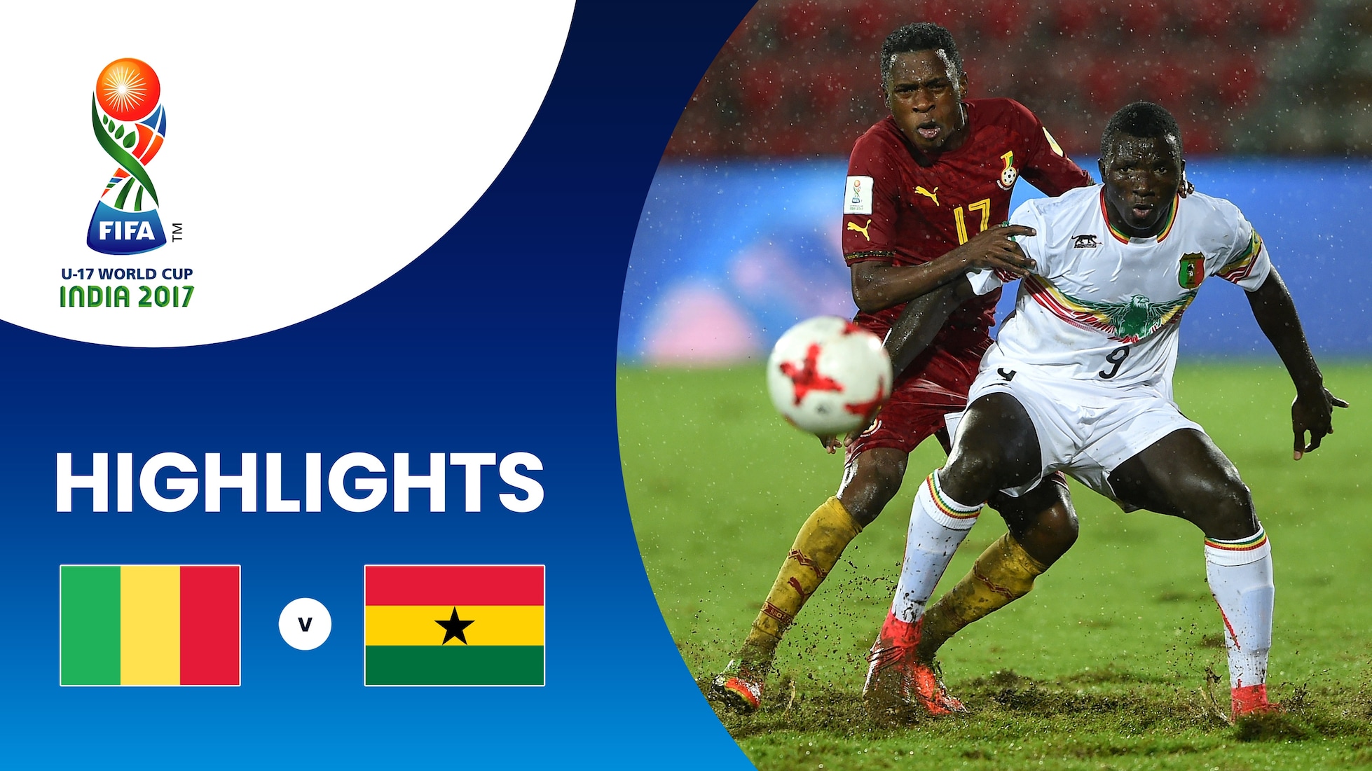 Mali vs Ghana | Cuartos de final | Copa Mundial Sub-17 de la FIFA India 2017™ | Highlights