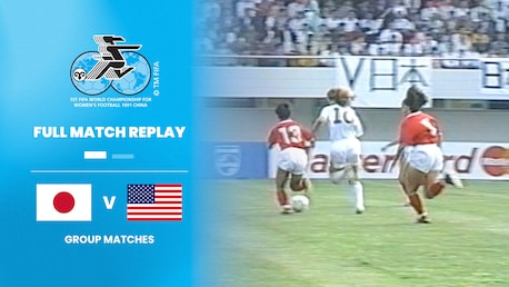 Japan - USA | Gruppe B | FIFA Frauenfussball-Weltmeisterschaft VR China 1991™ | Spiel in voller Länge