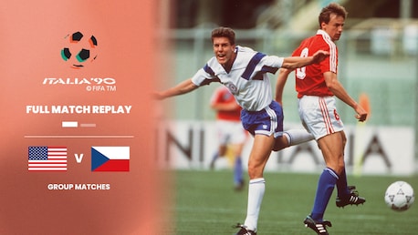 USA v Czechoslovakia | Group A | 1990 FIFA World Cup Italy™ | Full Match Replay