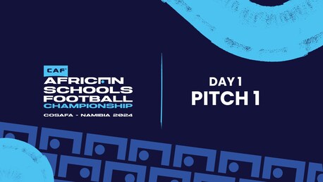 Tag Eins | Spielfeld Eins | 2024 CAF Afrikanische Schulen-Fußballmeisterschaft | COSAFA-Qualifikationsspiel | Spiel in voller Länge