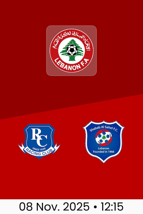 Racing Club Beirut - Shabab Al Sahel FC | Runde 7 | Erste Liga 2025/26