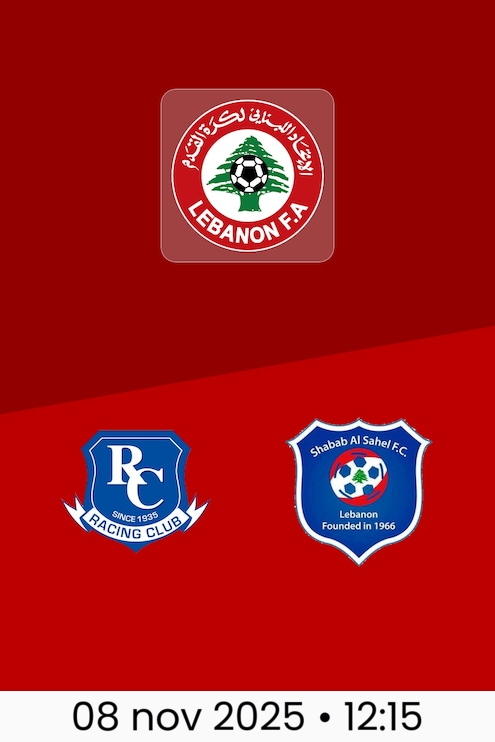 Racing Club Beirut x Shabab Al Sahel FC | Rodada 7 | Primeira Divisão 2025/26
