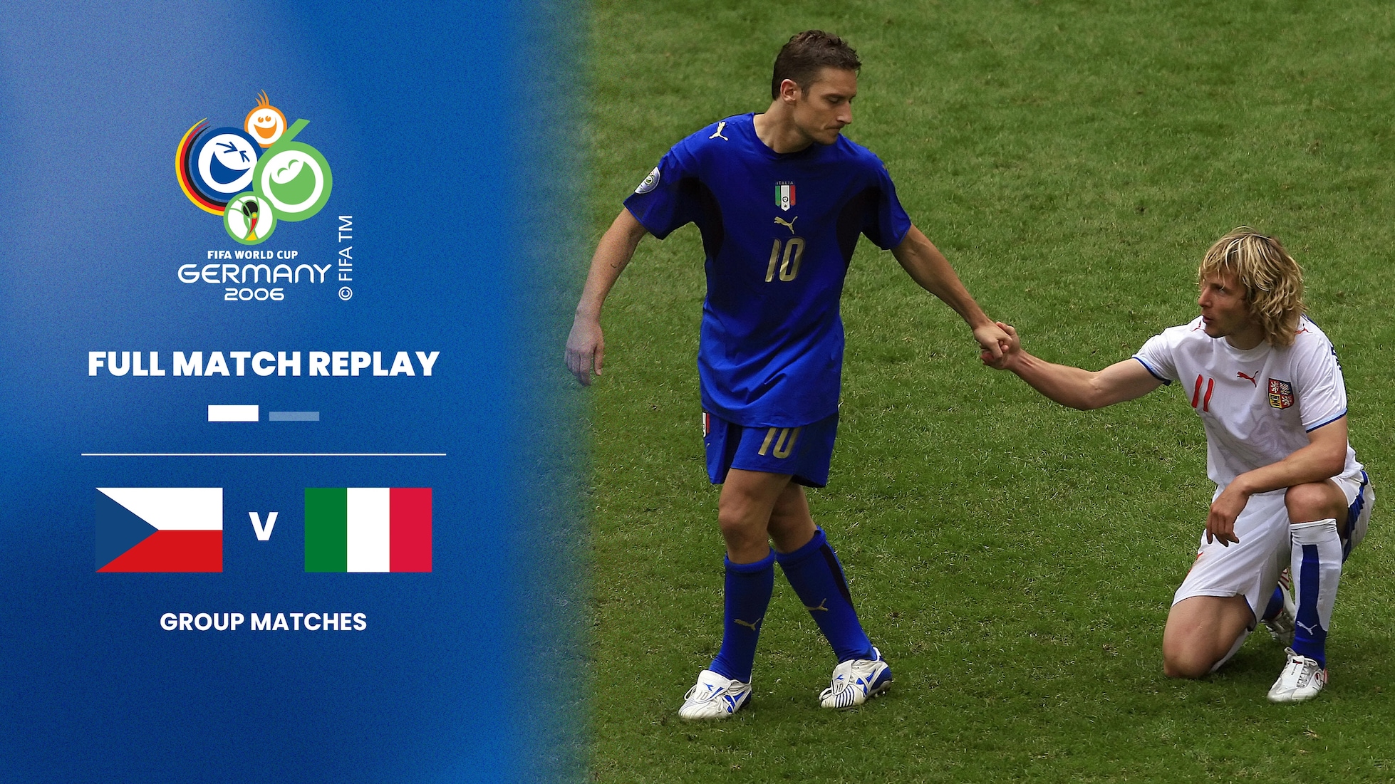 Repubblica Ceca - Italia | Gruppo E | Coppa del Mondo FIFA Germania 2006 | Match completo