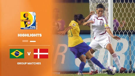 Brazil v Denmark | Group D | FIFA Women's World Cup China 2007™ | Highlights