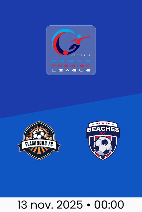 Flamingo FC - Beaches FC | Provo Premier League 2025-26Provo Premier League 2025-26