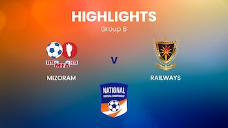 Mizoram v Railways | Group B | Santosh Trophy | Highlights
