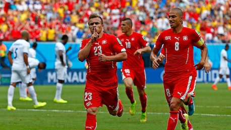 Xherdan Shaqiri Goal 5' | Honduras v Switzerland | 2014 FIFA World Cup Brazil™