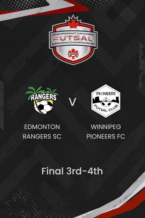 Edmonton Rangers SC x Winnipeg Pioneers FC | Final 3.º-4.º | Campeonato Canadense de Futsal Masculino 2025| Jogo completo