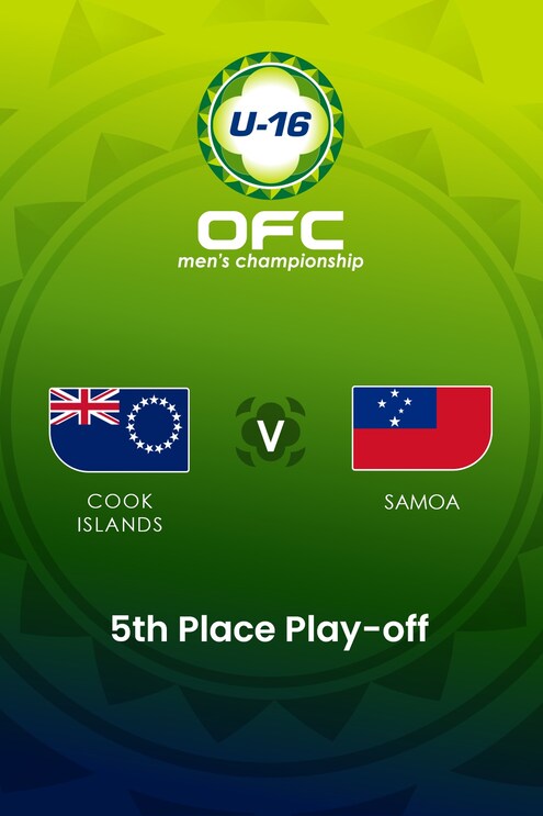 Ilhas Cook x Samoa | Disputa do 5º lugar | OFC U-16 Men's Championship | Jogo completo