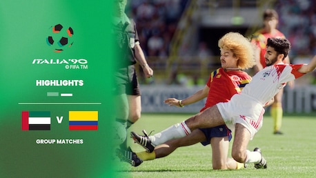 Emirati Arabi Uniti - Colombia | Gruppo D | Coppa del mondo FIFA Italia 1990 | Highlights