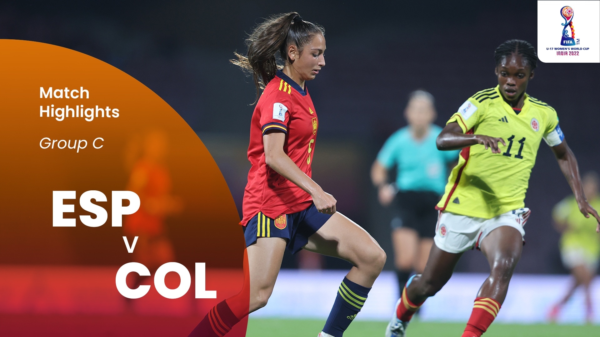 Spanien - Kolumbien | Gruppe C | FIFA U-17-Frauen-Weltmeisterschaft Indien 2022™ | Highlights