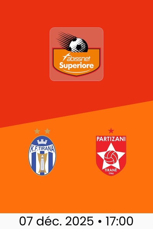 Tirana - Partizani Tirana | Kategoria Superiore 2025/26