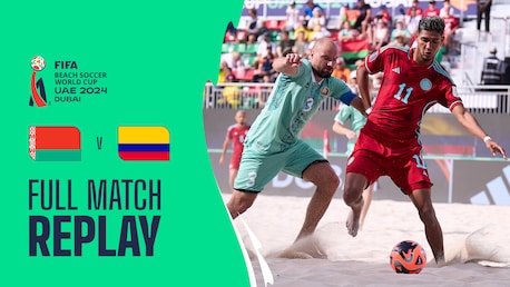 Bélarus - Colombie | Groupe C | Coupe du Monde de Beach Soccer de la FIFA, Émirats Arabes Unis 2024 Dubaï™ | Match complet