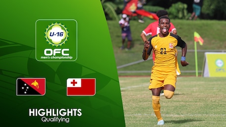 Papua New Guinea vs Tonga | Fase de clasificación | Campeonato Masculino Sub-16 de la OFC 2025 | Highlights