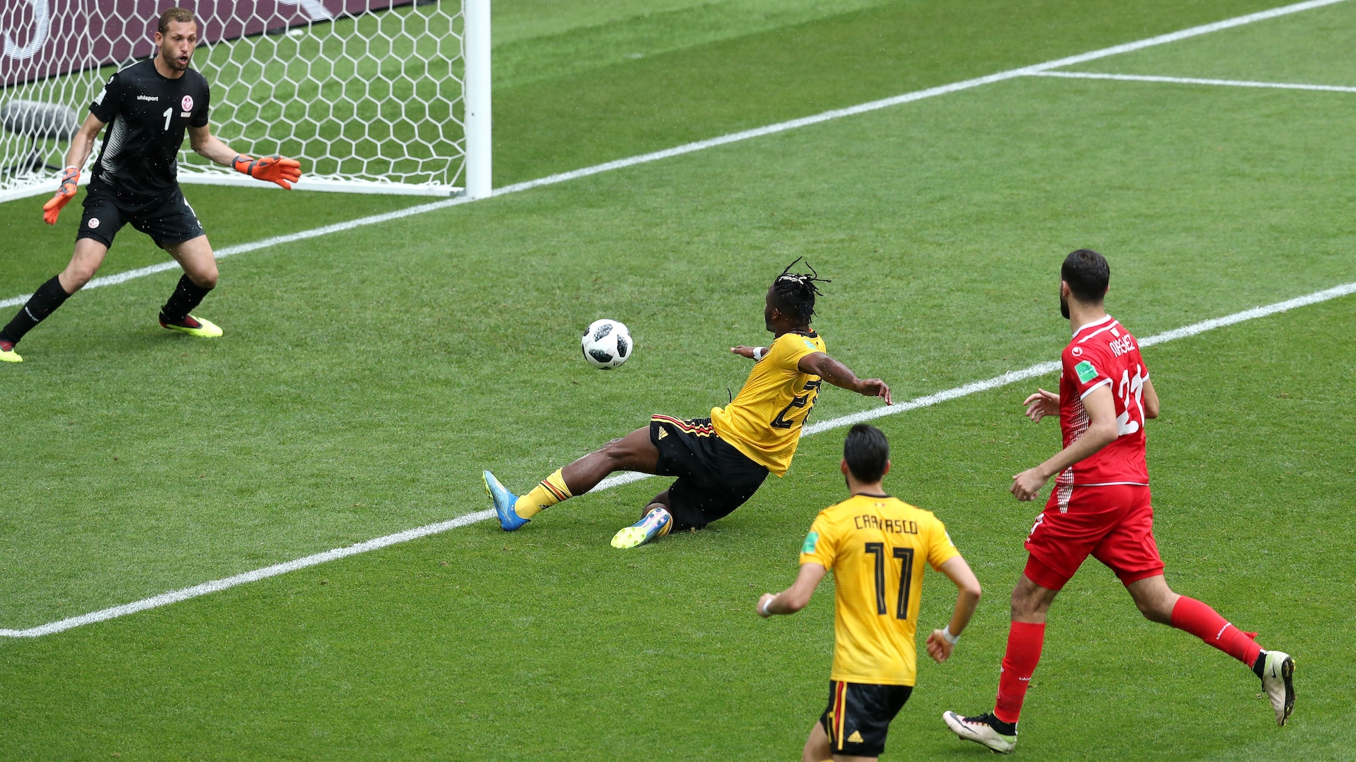 Michy Batshuayi Goal 90' | Belgium v Tunisia | 2018 FIFA World Cup Russia™