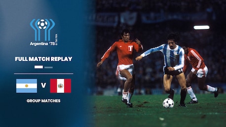 Argentina vs Perú | Segunda Fase - Grupo B | Copa Mundial de la FIFA Argentina 1978™ | Partido Completo
