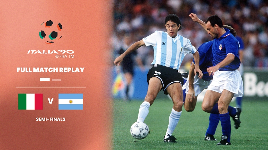 Itália x Argentina | Semifinais | Copa do Mundo da FIFA Itália 1990 | Jogo completo
