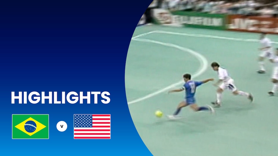 Brazil v USA | Final | FIFA Futsal World Championship Hong Kong 1992™ | Highlights