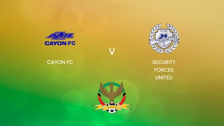 Cayon FC vs Security Forces United | SKNFA Premier League 2025 | Partido completo