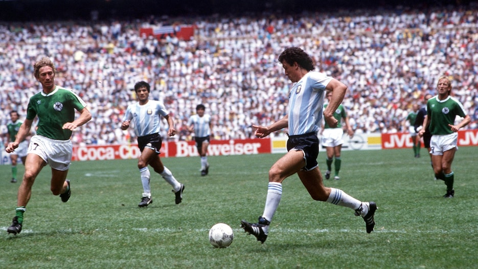 Das Tor von Jorge Valdano 56' | Argentinien - Bundesrepublik Deutschland | FIFA Fussball-Weltmeisterschaft Mexico 1986™
