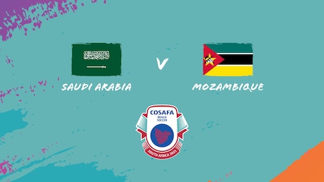 Arabia Saudí vs Mozambique | Semifinales | 2024 COSAFA Beach Soccer | Partido completo