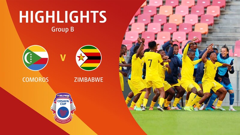 Comoros v Zimbabwe | Group B | HOLLYWOODBETS COSAFA Cup 2024 | Highlights