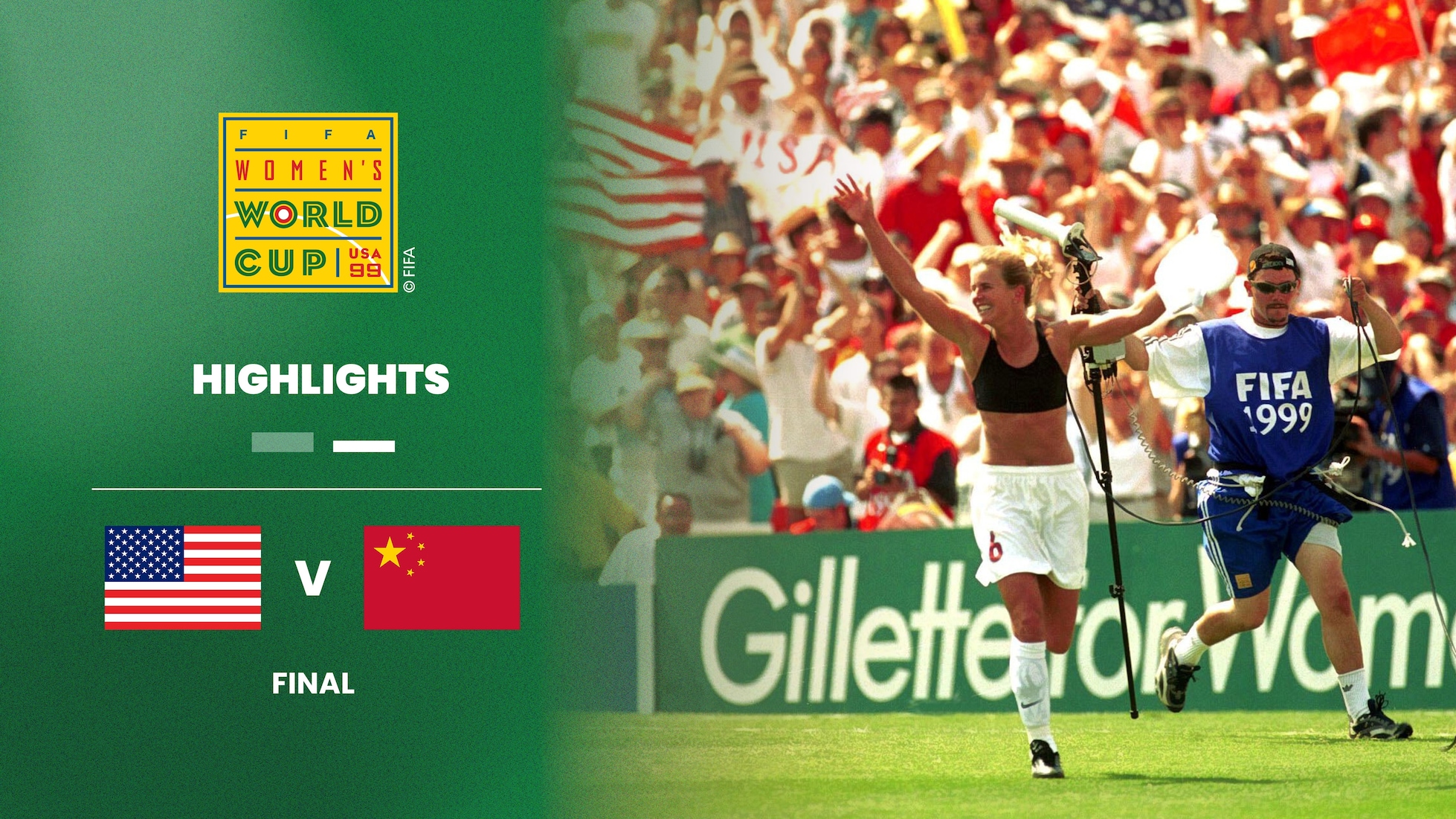 USA v China PR | Final | FIFA Women's World Cup USA 1999™ | Highlights