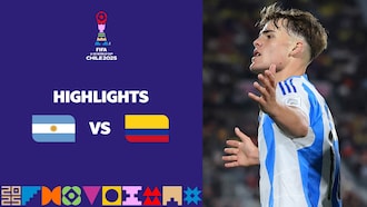 Argentina v Colombia | Semi-finals | FIFA U-20 World Cup Chile 2025™ | Highlights