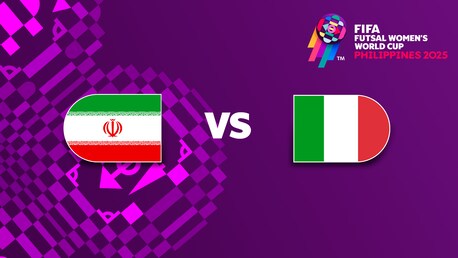 RI de Irán vs Italia | Grupo D | Copa Mundial Femenina de Futsal de la FIFA Filipinas 2025™