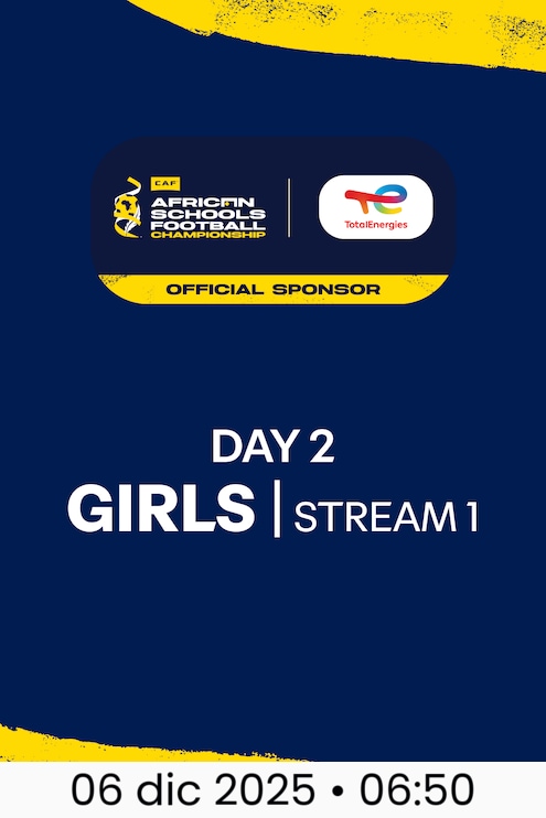 Giorno 2 - Ragazze - Stream 1 | COSAFA African Schools Football Championship | Qualificazioni CAF 2025
